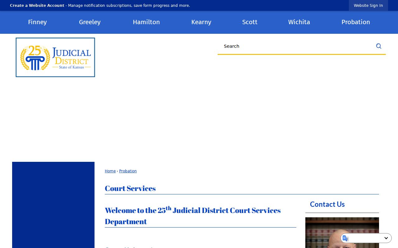 Wichita County court date and Court Services information
